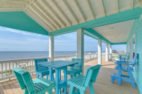 Hot Tub and Bay Views Beachfront Gilchrist Retreat